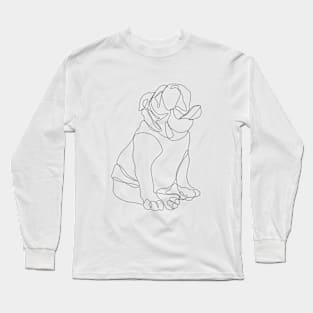 Yawning English Bulldog Long Sleeve T-Shirt